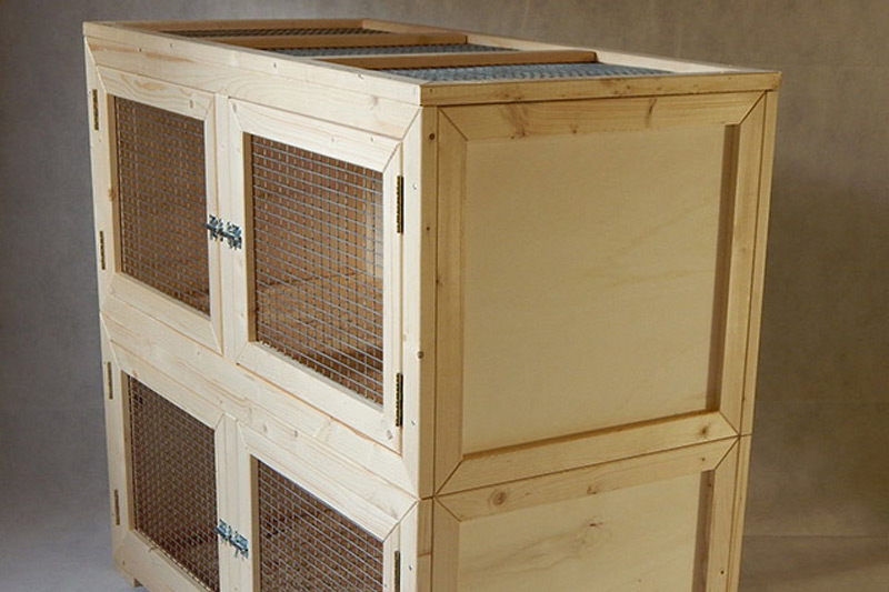 Kleintierkäfig Holz